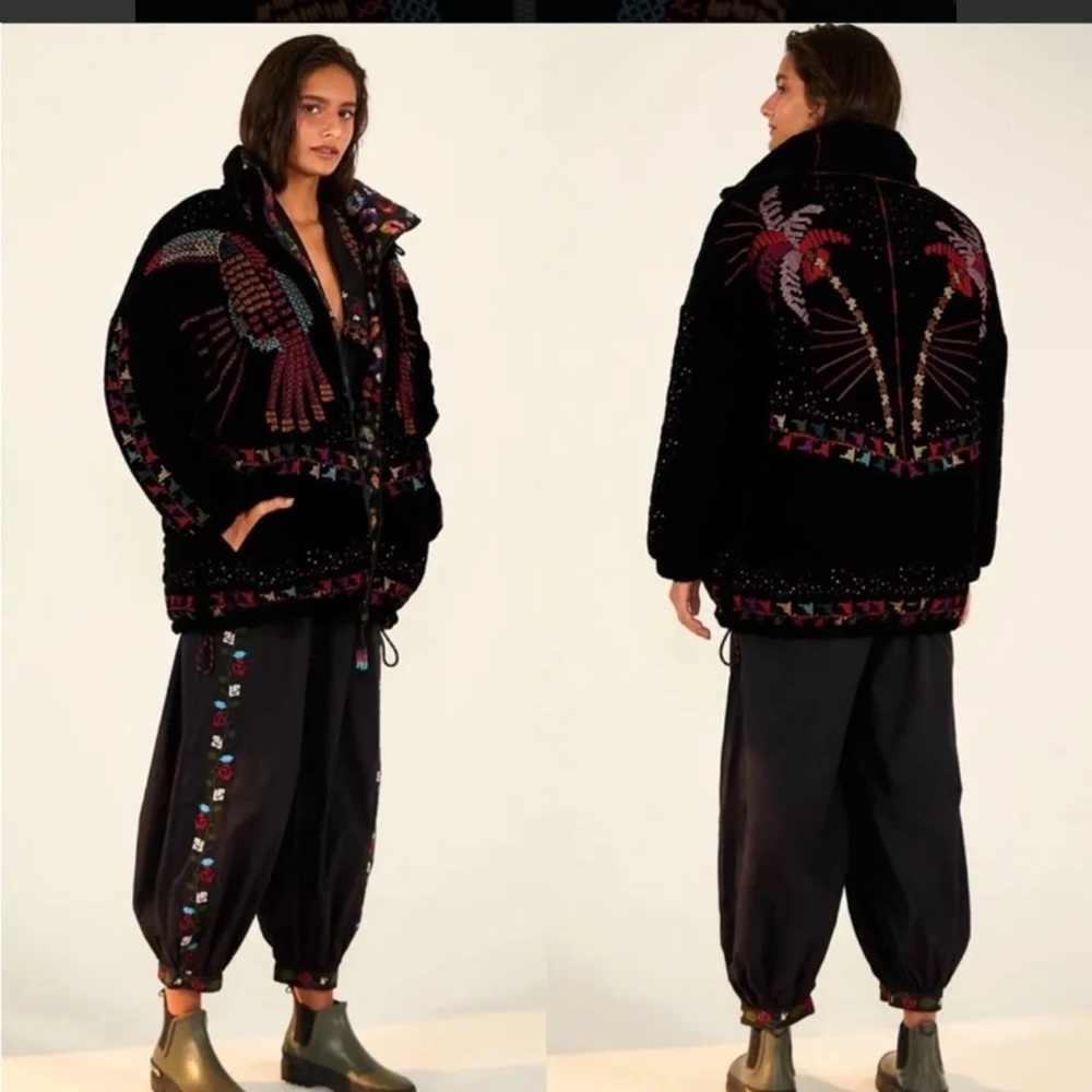 FARM Rio Multicolor Embroidered Jacket - Picture 2 of 10